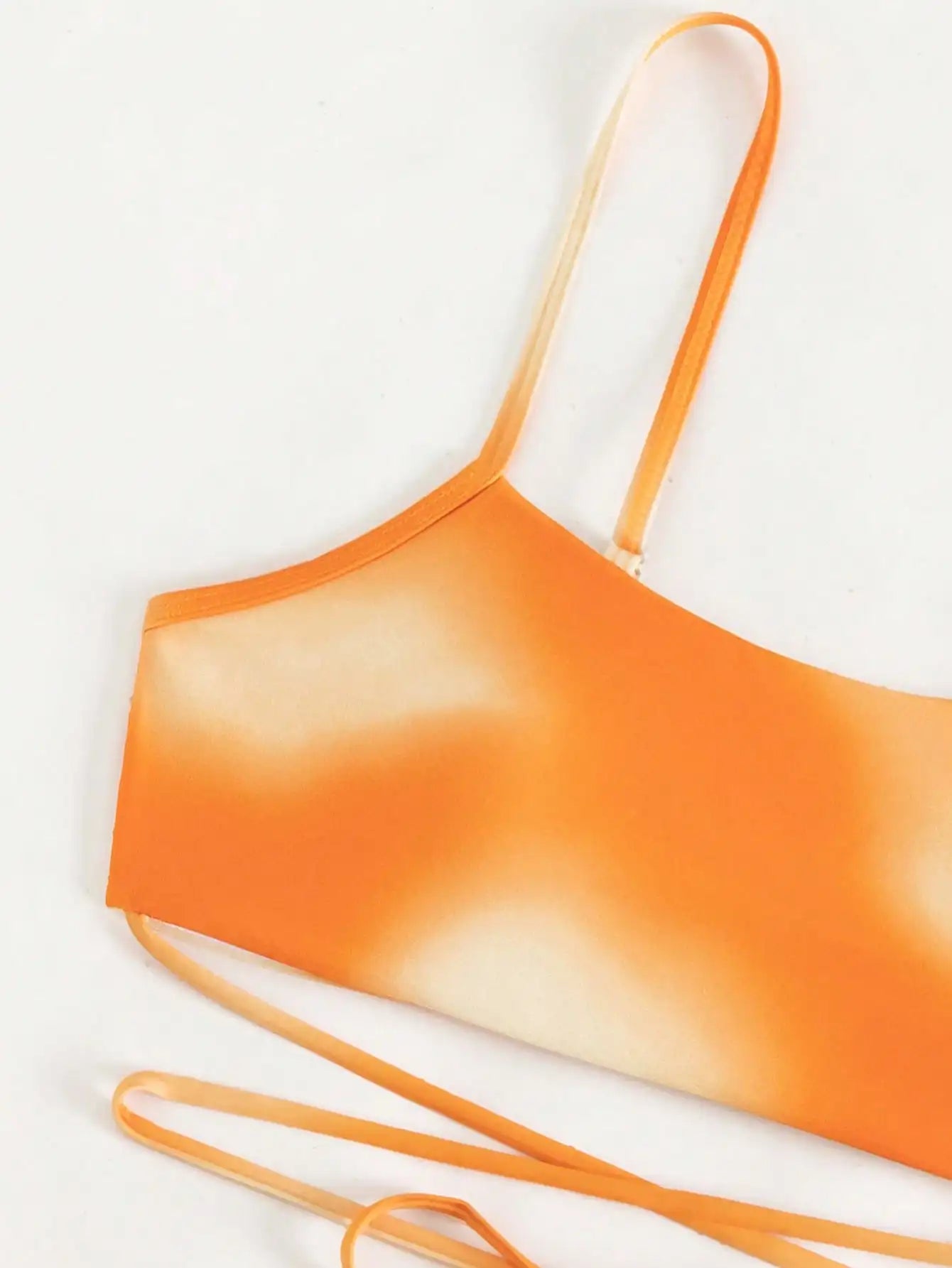 Maillot de bain 3 pièces dégradé avec jupe – Style été 2025
